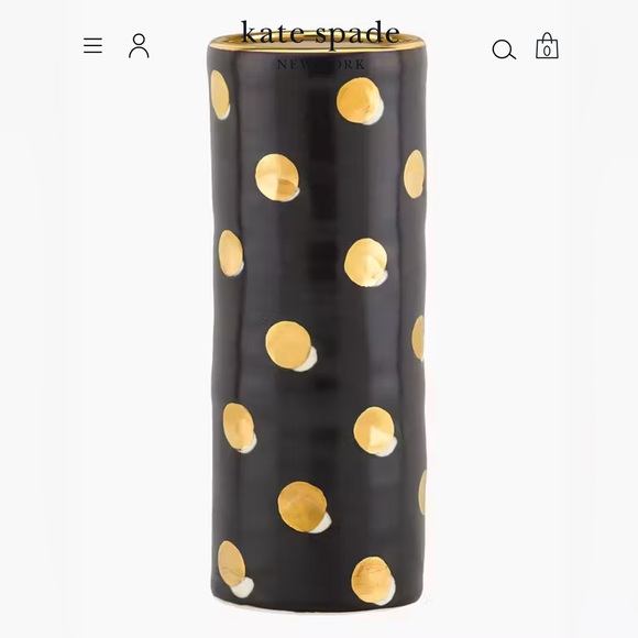 Kate Spade Sunset Street Cylinder Vase - Picture 2 of 9